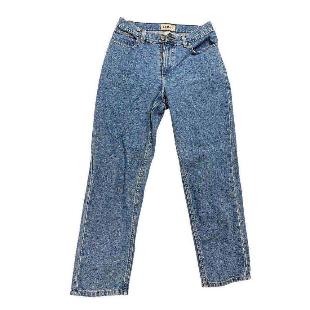 L.L. Bean Women’s Denim Classic Fit 100% Cotton Jeans Size 8